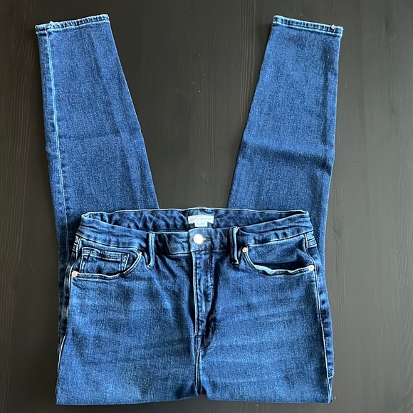 Good American Women's Skinny Jeans - Dark Blue - Picture 1 of 3